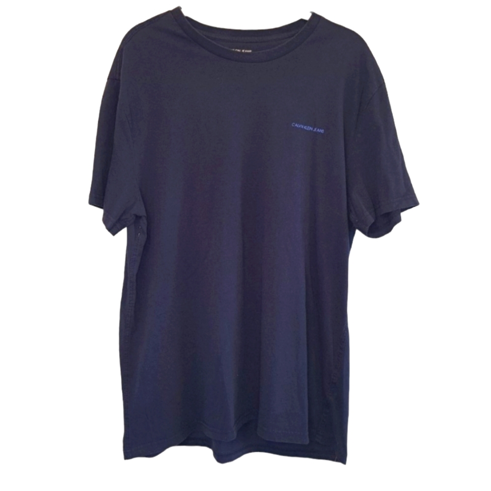 Calvin Klein Jeans Navy Blue Tee Size XL